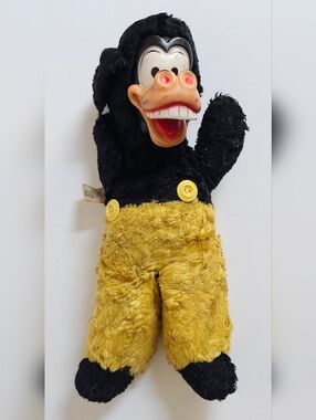 Vintage 1940's Horace Horsecollar Disney Stuffed Doll Toy Gund Sani-Foam Filling